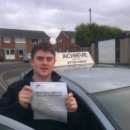 Testimonial from Karen…Mum of James Hogg who passed his test in February 2013.