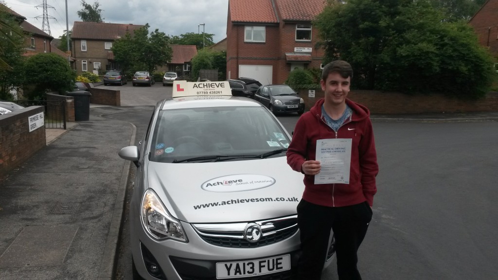 Customer Review...Jordan Cheeseborough. Driving Lessons Wakefield