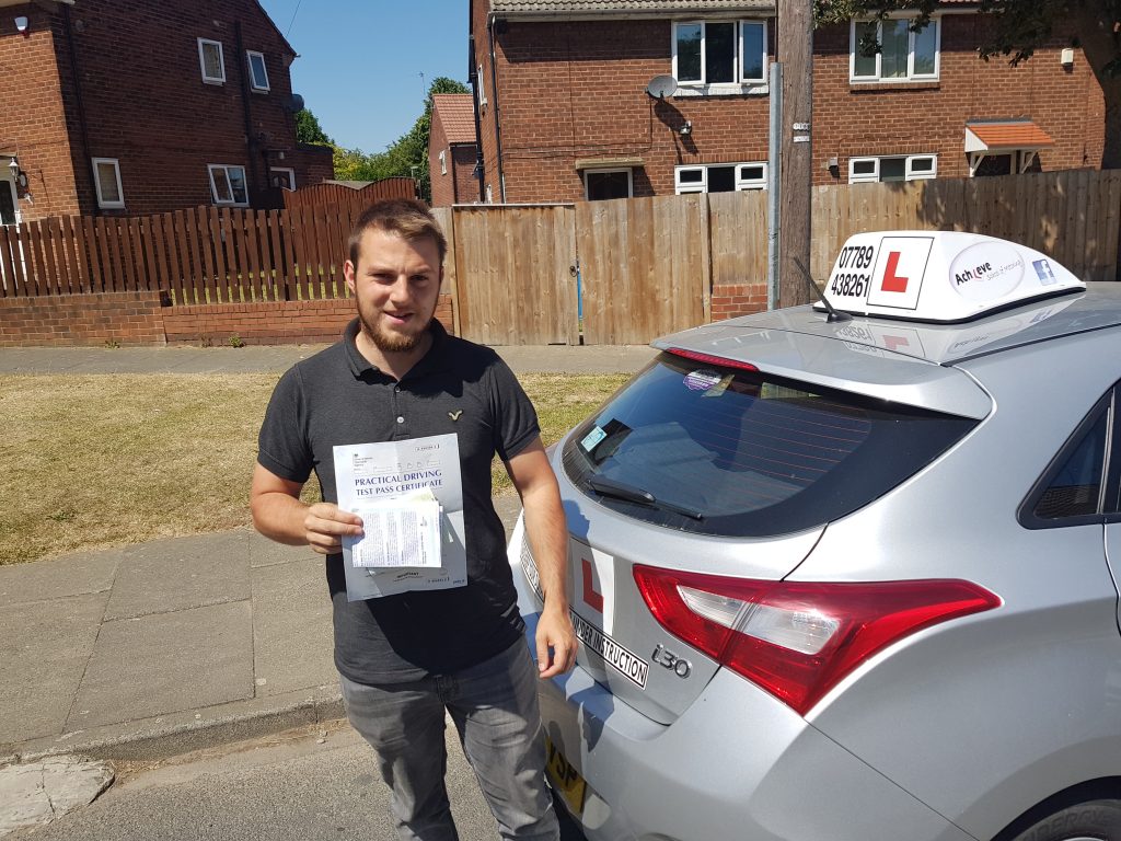 Jamie makes it a hat trick of first timers! Driving Lessons Wakefield