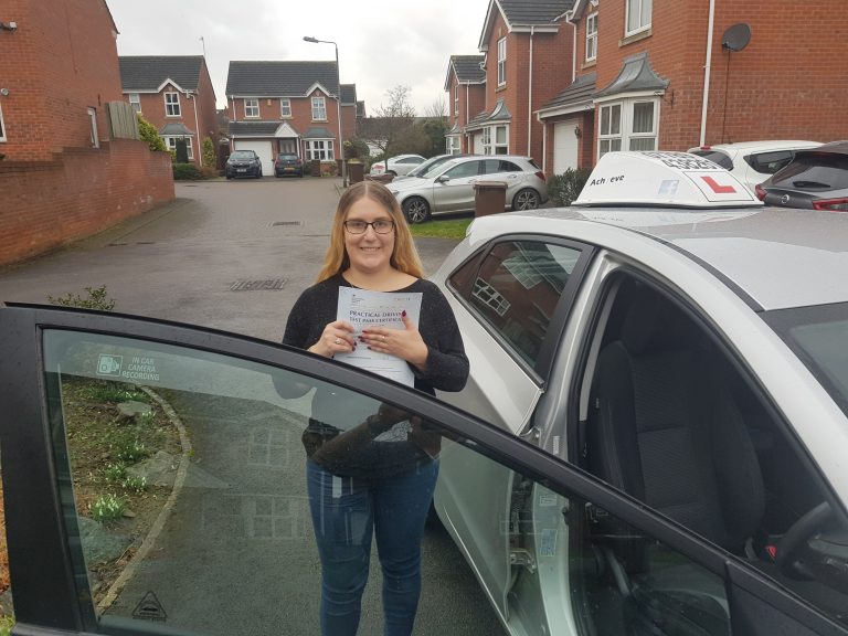 Abi passes her Driving Test. Driving Lessons Wakefield, instructor