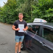 No more cycling to work for James!