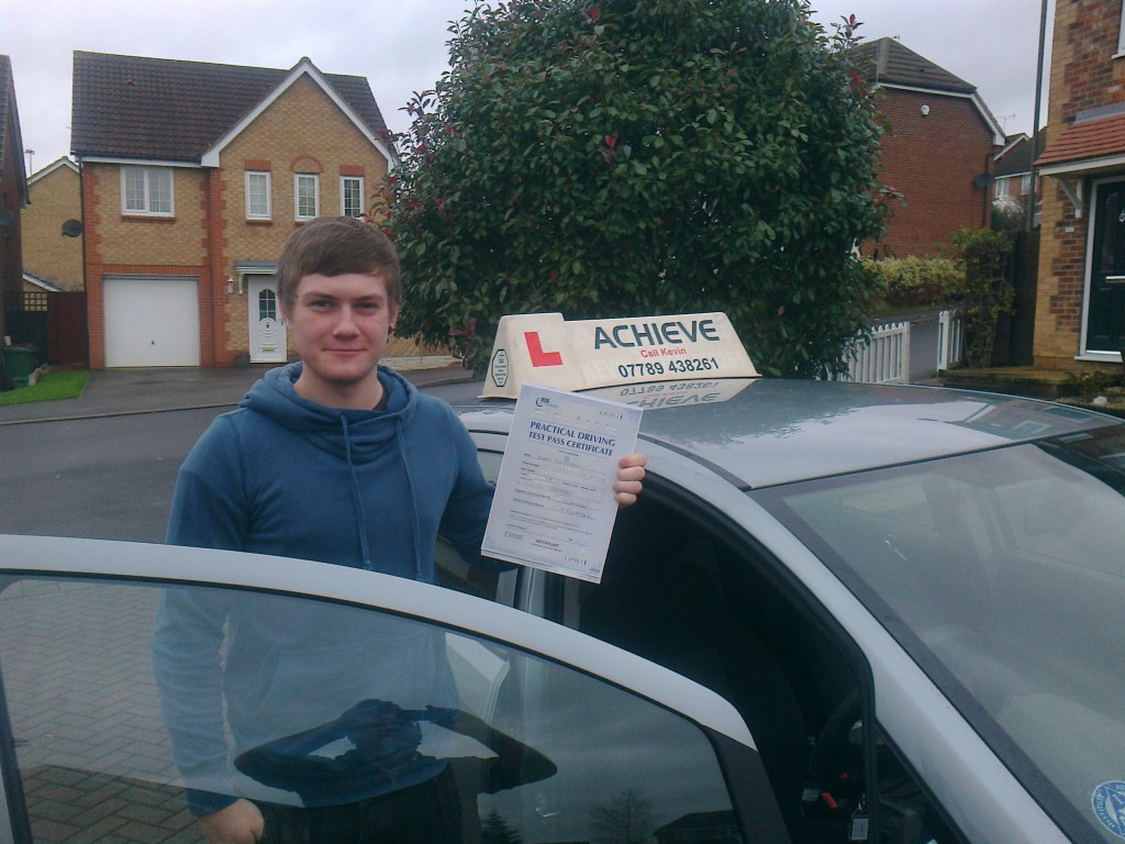 joe passes his test 1st time round!
