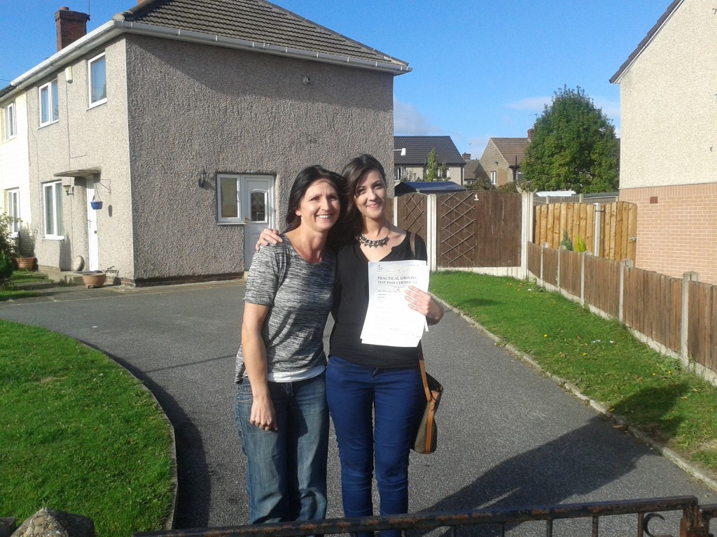 jenny wright with her proud mum.