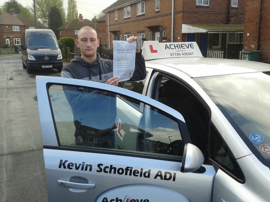 ashley bell passes his driving test!