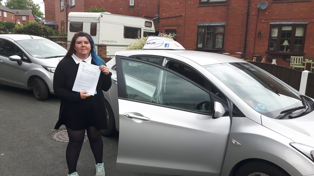 Rachael makes it a hat trick for us. Driving Lessons Wakefield