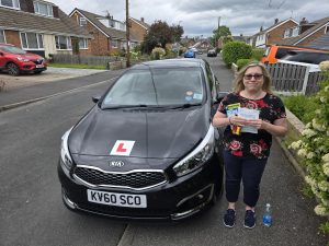 Sally defies the odds to get a First Time Pass. 20260601 145328